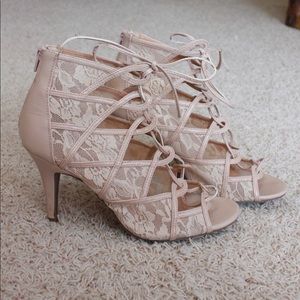 Lauren Conrad Lace Up Heels